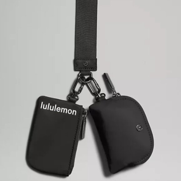 🖤NWT🍋 Lululemon Dual Pouch Wristlet - Picture 1 of 8
